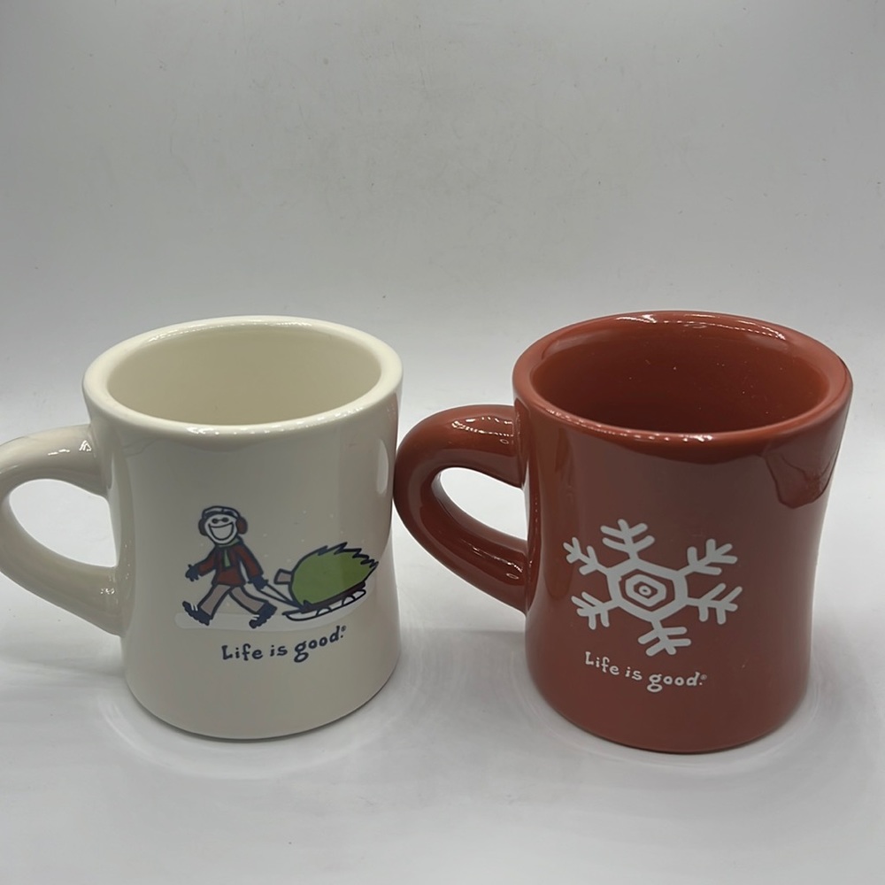 Life is Good Mug Set of 2